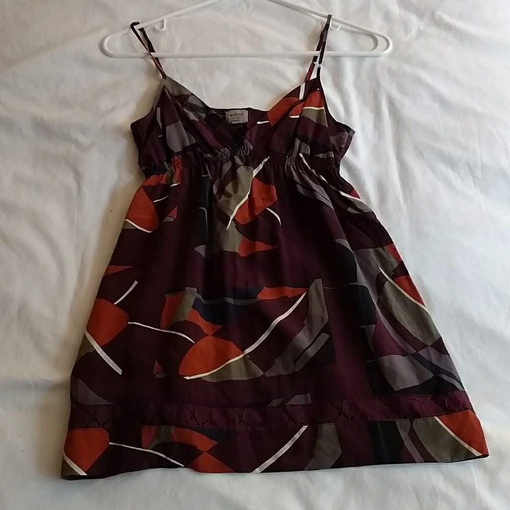 Silk dressy top